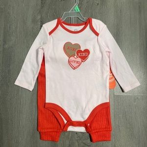 2 Piece Baby Girl Outfit- Size 6-9 Months- NWT